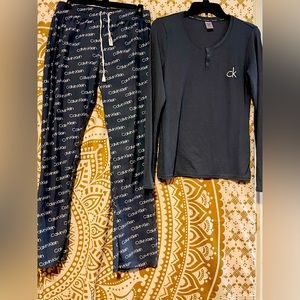 New without tags Calvin Klein sleepwear set size small